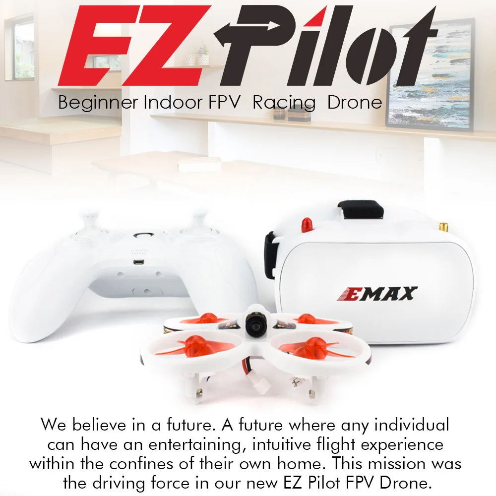 EMAX EZ Pilot 82MM Mini 5.8G I - Eachine Drone E010 recensie en prijs